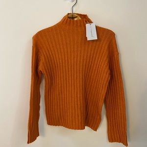 NWT Generation K Orange Turtleneck Sweater | XS